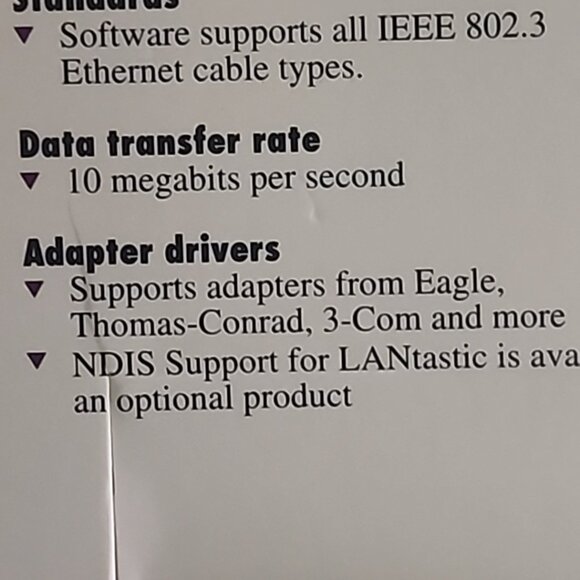 Artisoft LANtastic 5.0 AI Network Single Node Operating System Software Kit - Picture 12 of 12